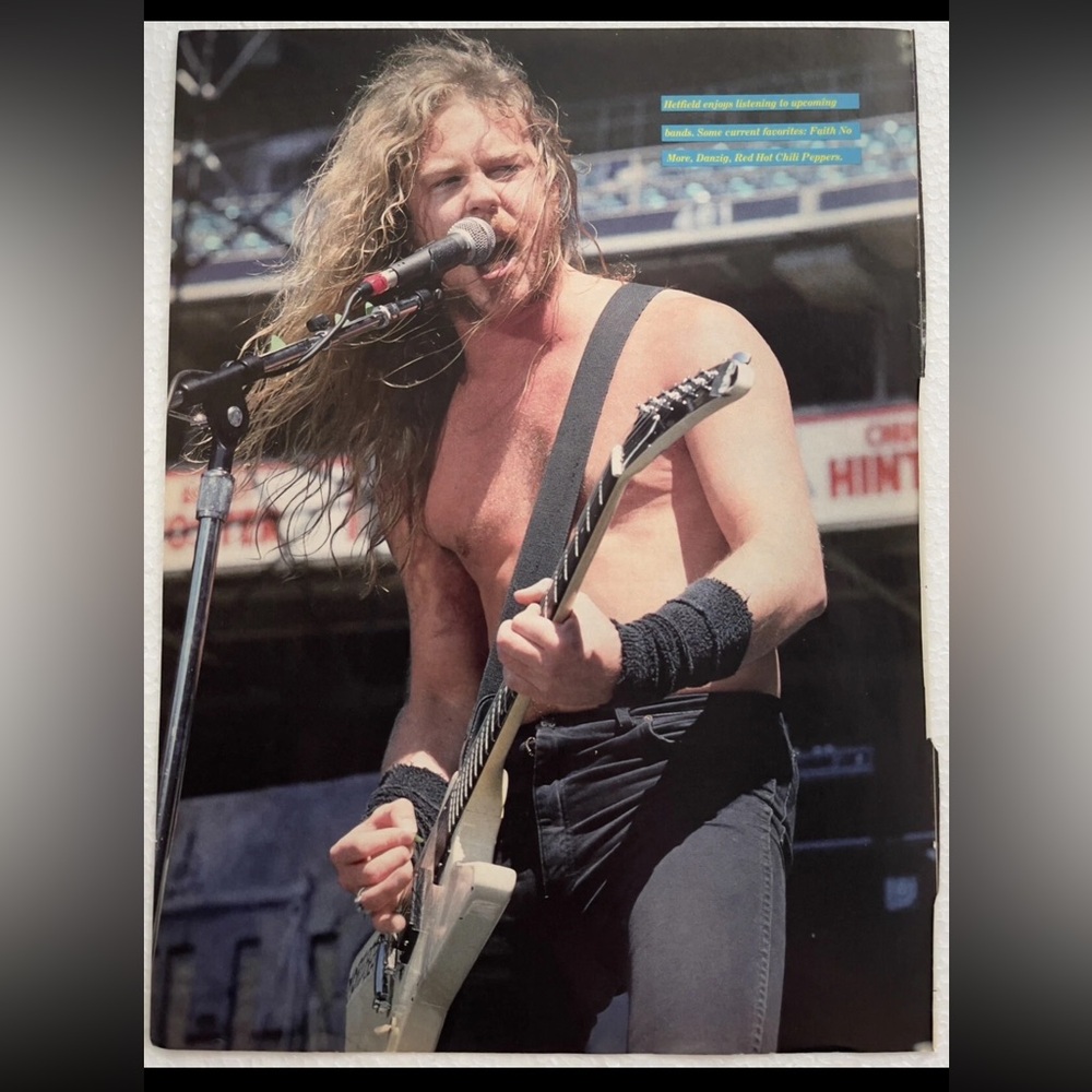 Metallica’s James Hetfield pinup